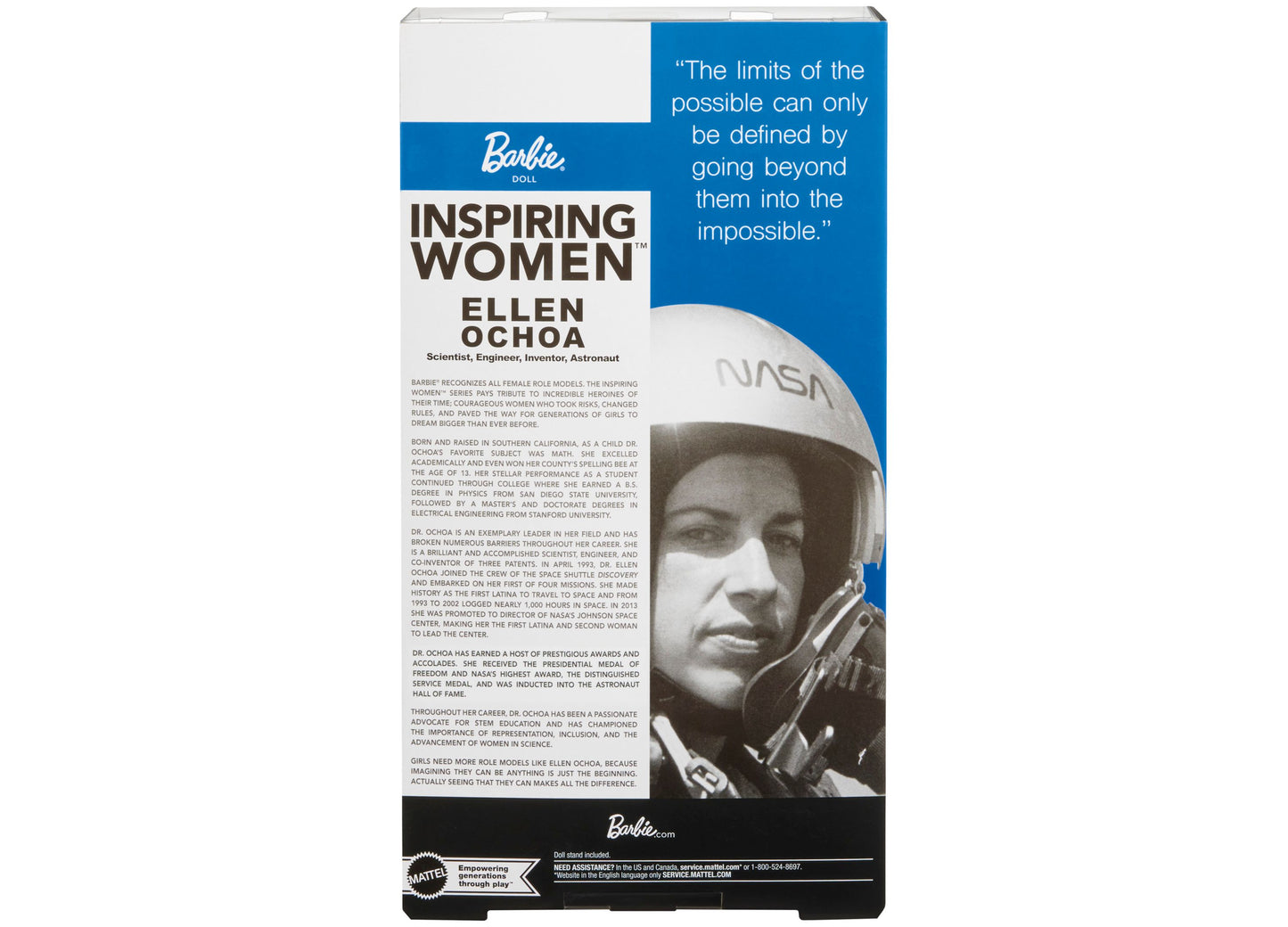 Barbie Inspiring Women Series - Ellen Ochoa Space Adventure Doll