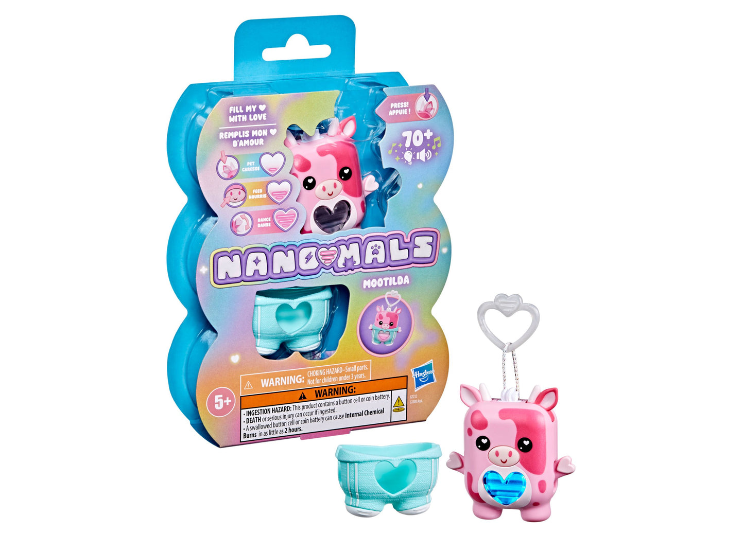Nano-Mals Hasbro Mootilda The Pink Cow Interactive Electronic Pet Toy