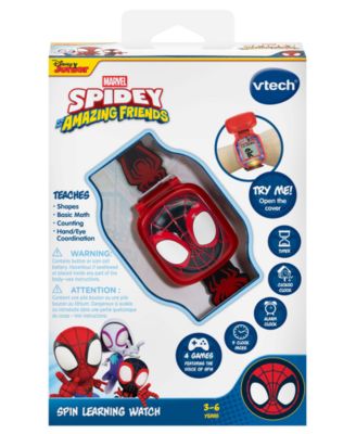 VTech Kids' Spidey Amazing Friends Learning Watch - Multicolor Plastic Strap