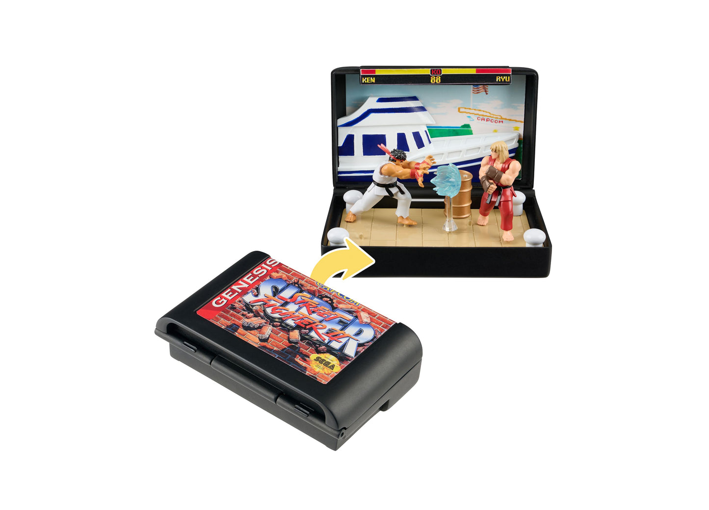 Wilder Toys SEGA Genesis Street Fighter II Diorama – Ryu & Ken
