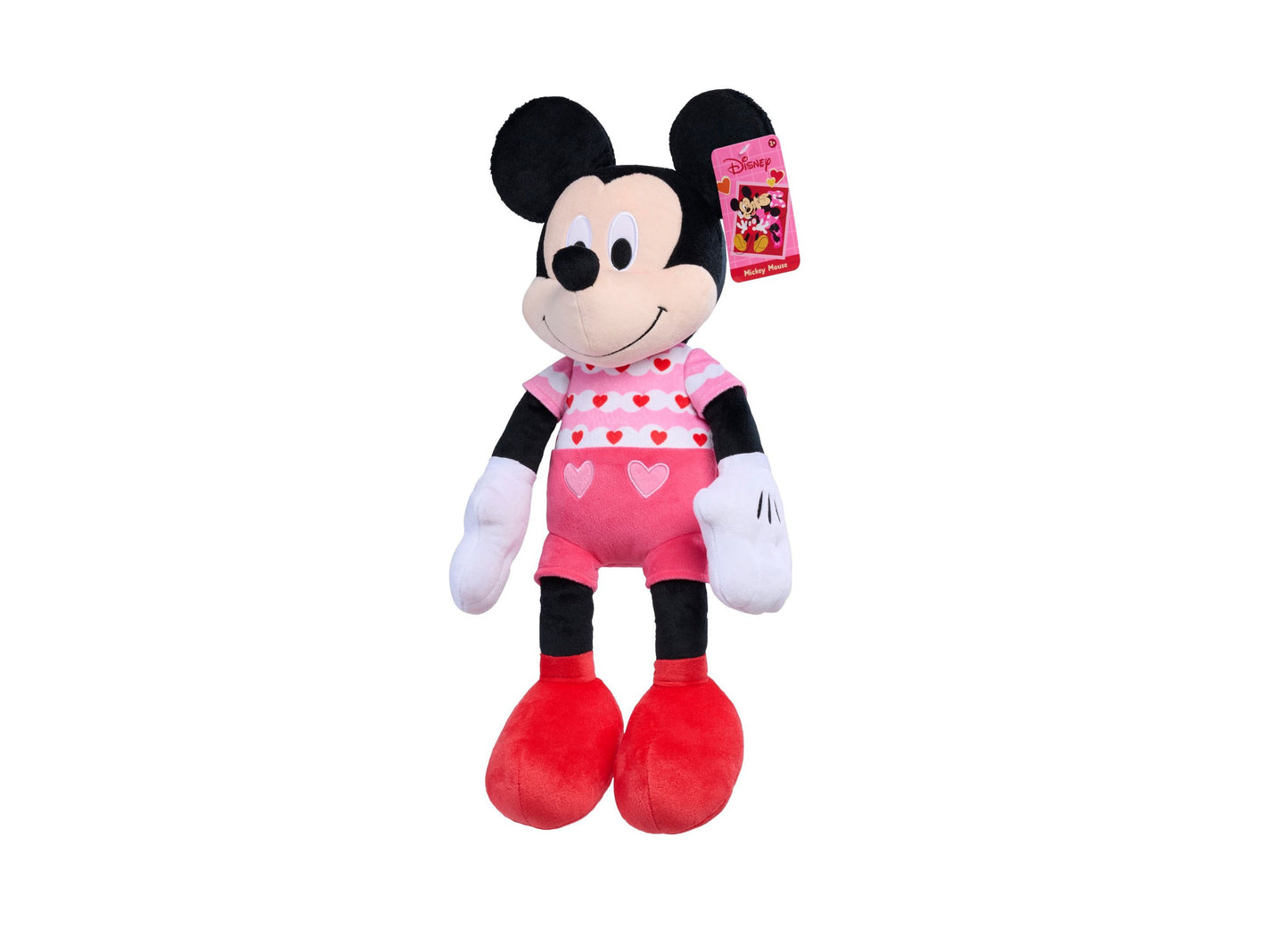Disney Valentine's 19 inch Mickey Mouse Large Plush Toy