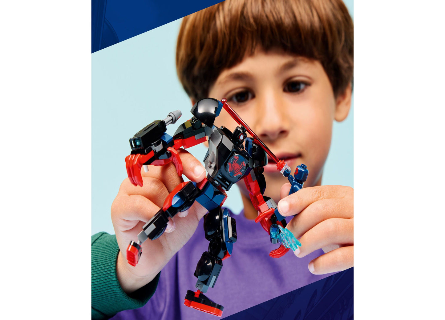 LEGO® Marvel Mech Showdown: Miles Morales vs. Spider-Man 2099 Building Set - 135 Pieces