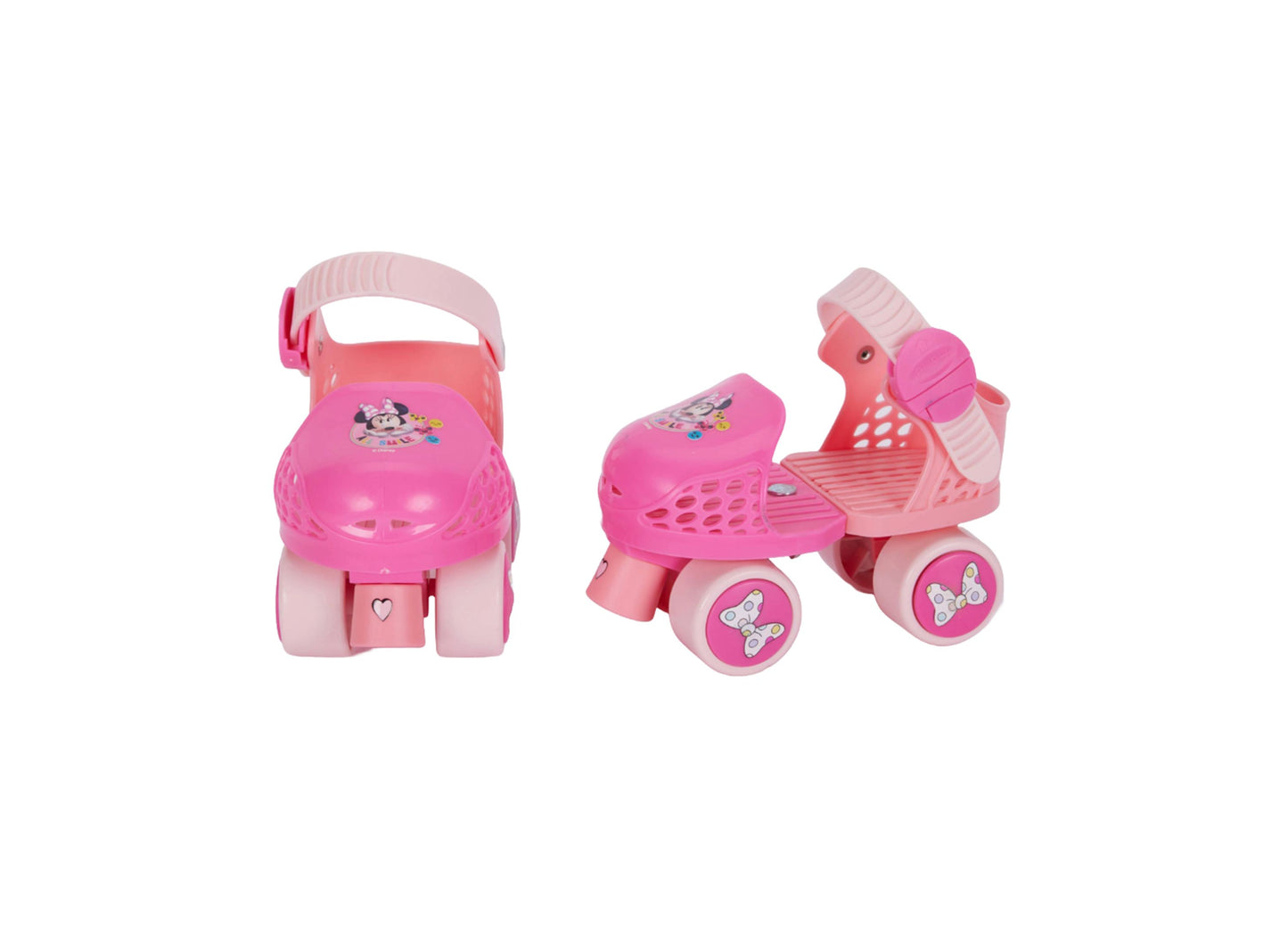 Minnie Mouse Jr. Skates with Pads in pink with protective gear included