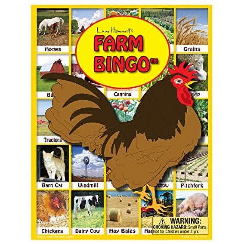 Farm Bingo Adventure Game: Animals, Crops & Machinery Edition
