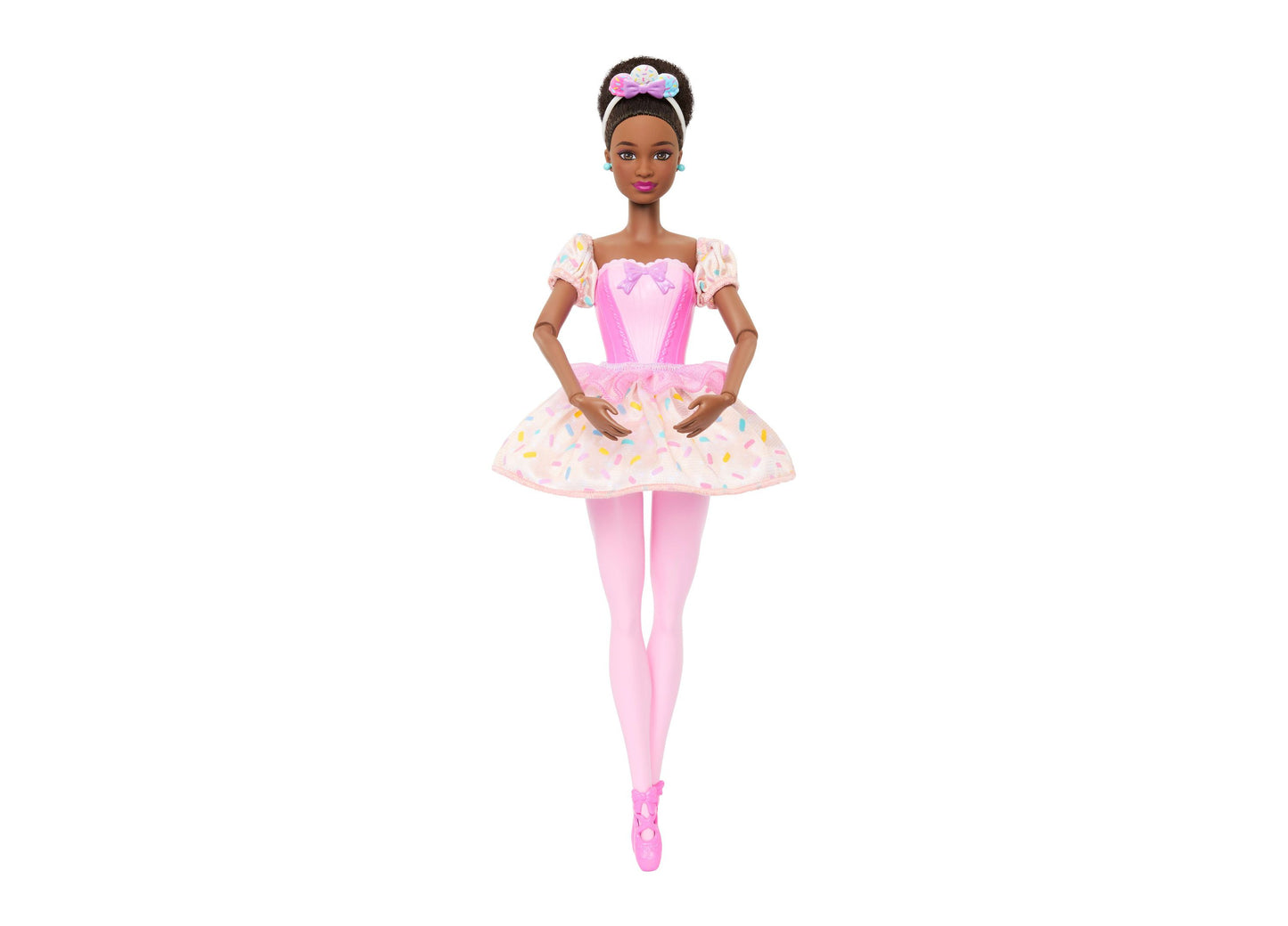 Barbie Land of Sweets Ballerina Doll in pink tutu with articulated ankles
