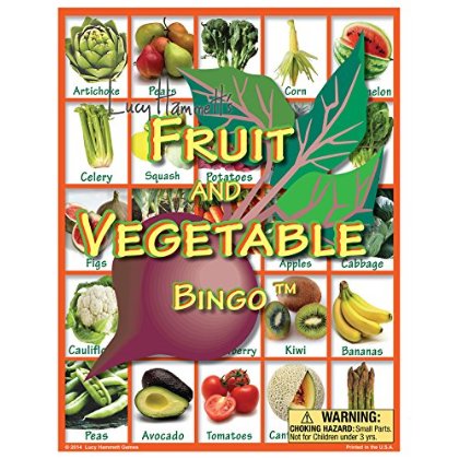 Nutri-Bingo: Fruit & Veggie Learning Game for Kids & Classrooms