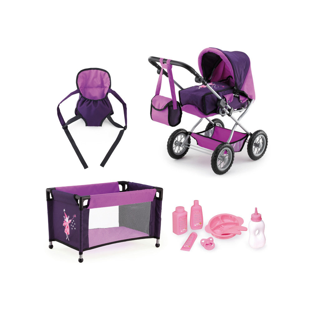 baby doll bassinet stroller Bayer Design Deluxe Doll Pram Combi Grande Playset – Toys"R"Us