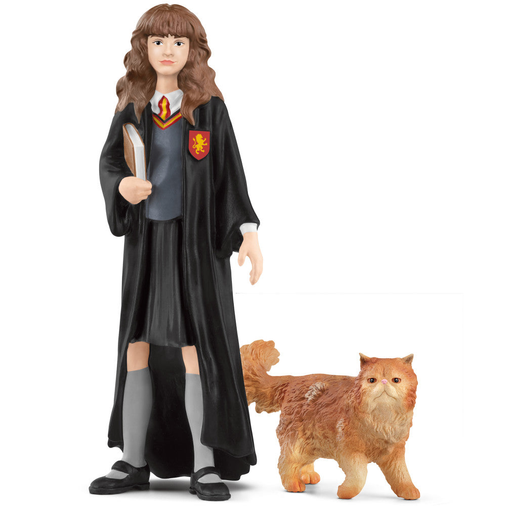 Schleich Wizarding World Harry Potter 3.9 Inch Collectible Figurines - Hermione & Crookshanks