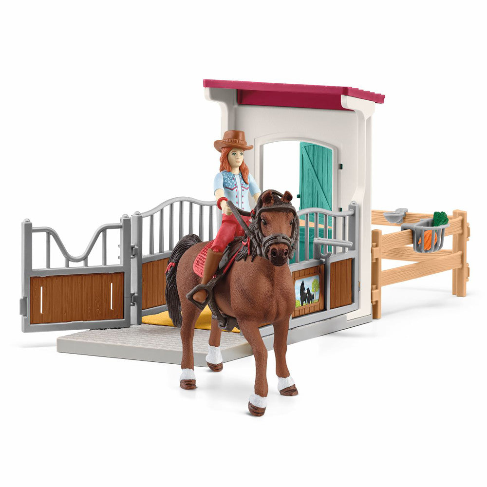Schleich Horse Club: Hannah Cayenne Horse Box Playset – Toys
