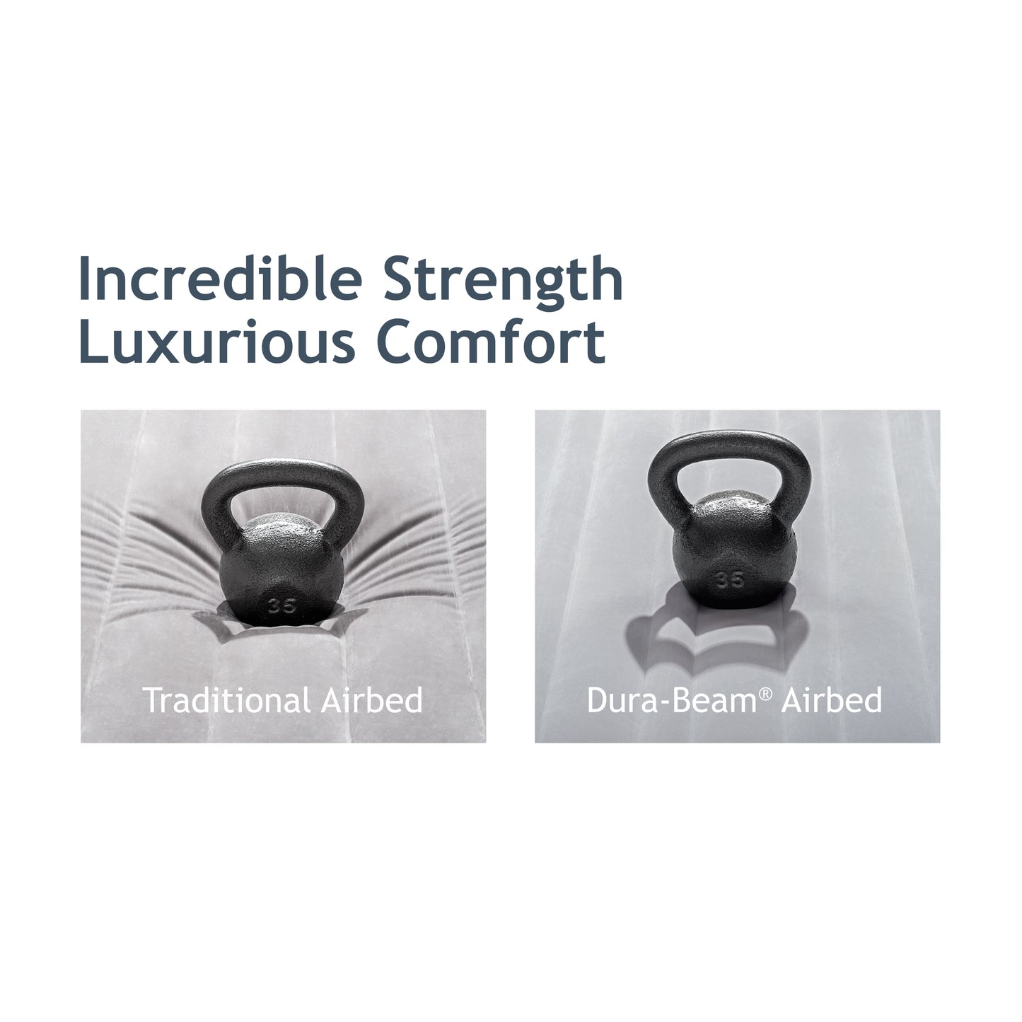 Intex Comfort Elevated Fiber-Tech Twin Airbed – Velvety Soft