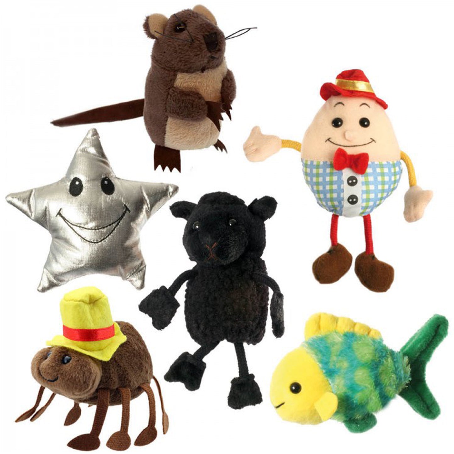The Puppet Company Nursery Rhymes Finger Puppets - Set of 6