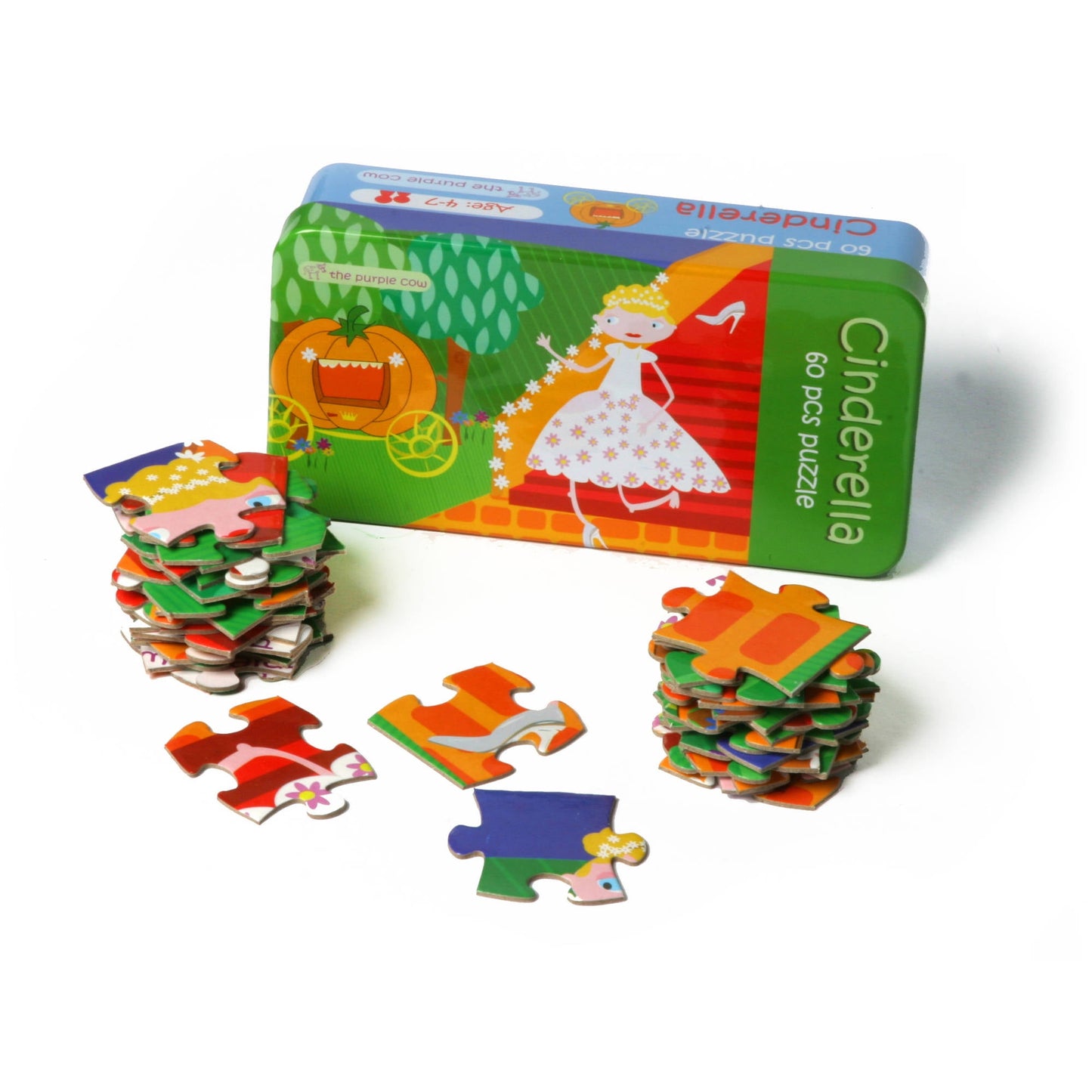 The Purple Cow Cinderella Fairy Tale Jigsaw Puzzle - 48 pc