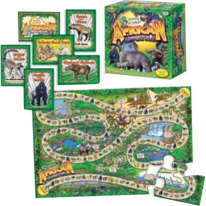 Talicor African Adventure Bilingual Jungle Puzzle Game