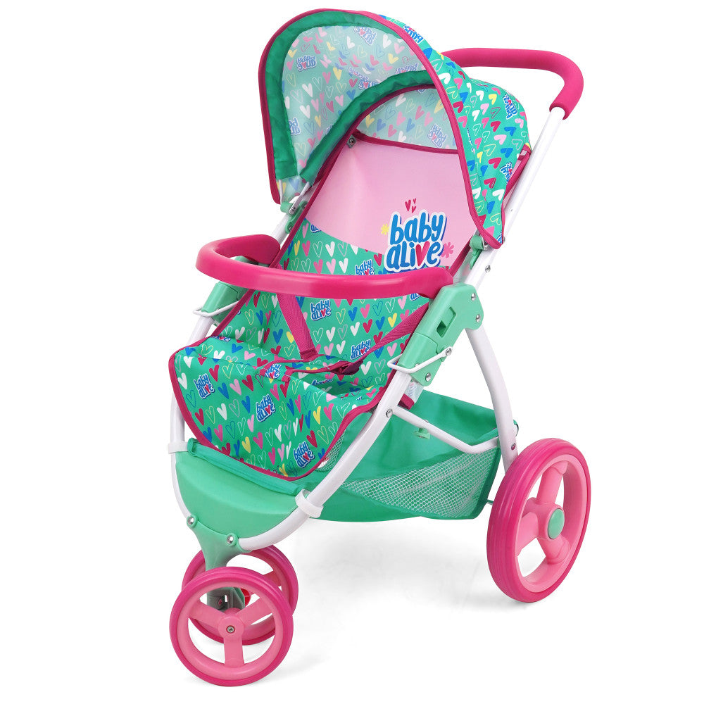 infant jogging stroller age Baby Alive Heart-Themed Doll Jogging Stroller