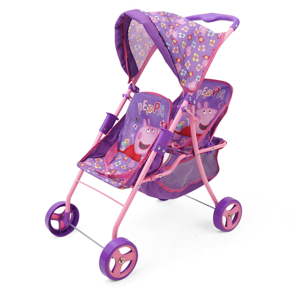 bumblebee double stroller Peppa Pig Floral Twin Doll Stroller
