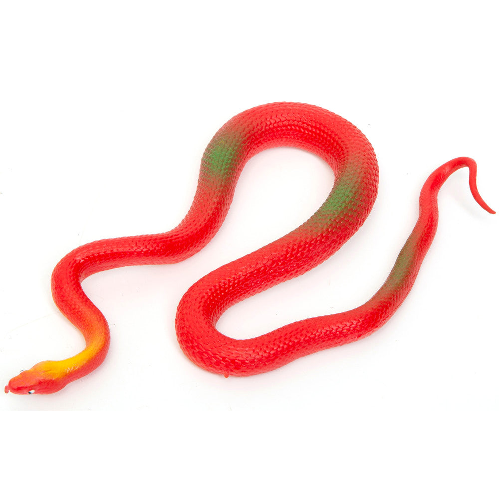 Boley: 19" Rubber Snakes - 8 Pack Assorted Colors - Lifelike Design Reptile Toy Figures