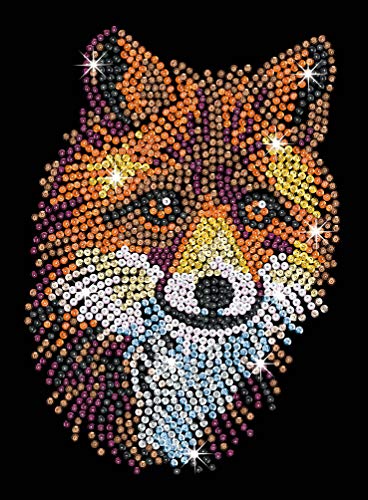 Sequin Art 3D Crafting Kit - Fox Figurine with Multi-Color Sequins