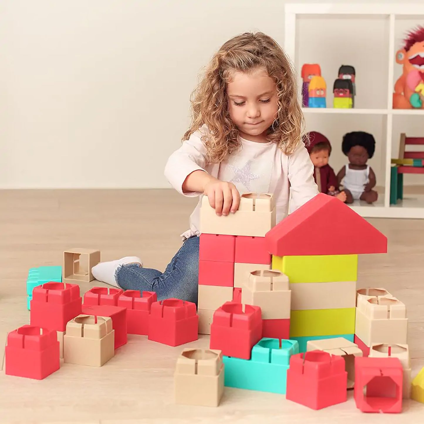 Miniland ECO Super Kim Bloc 40-Piece Bioplastic Building Set