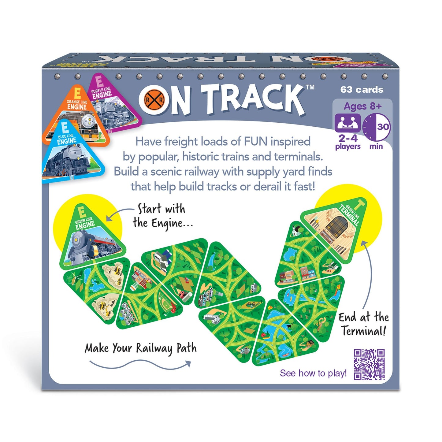 TREND ON TRACK Three Corner Railroad Card Game