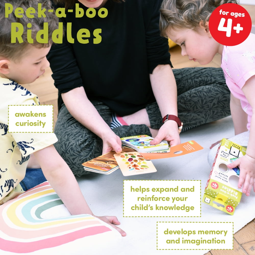 Banana Panda Peek-A-Boo Riddles 5+ Educational Card Set