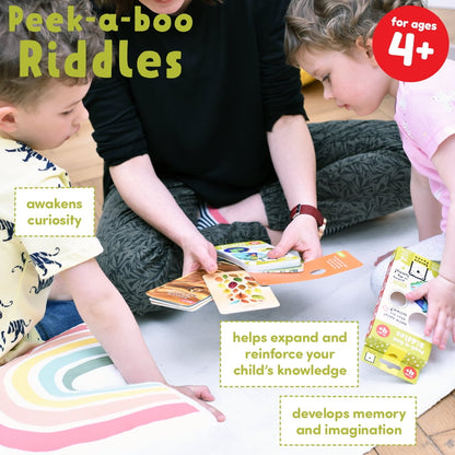 Banana Panda Peek-A-Boo Riddles 5+ Educational Card Set