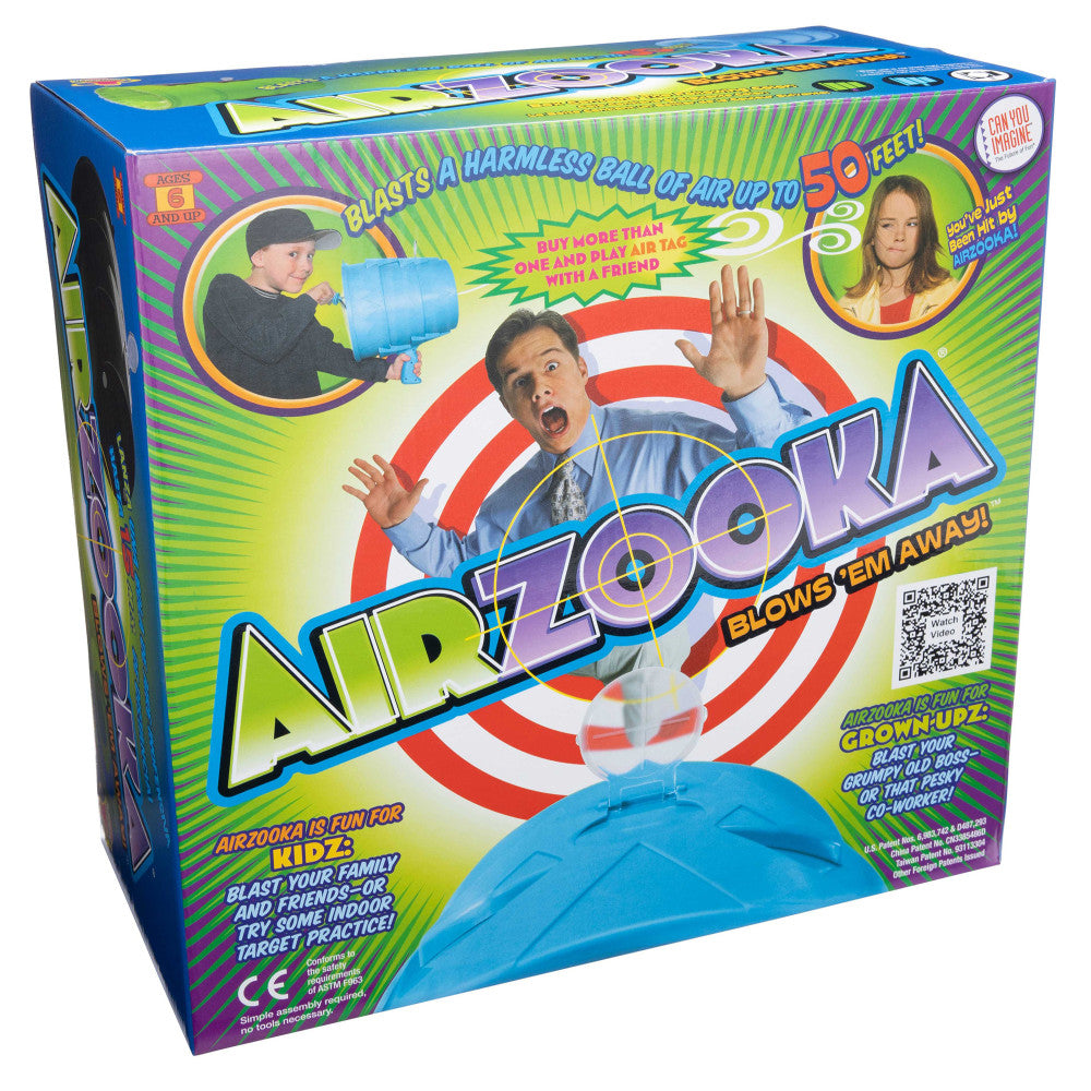 Can You Imagine Airzooka Air Shooter, Black