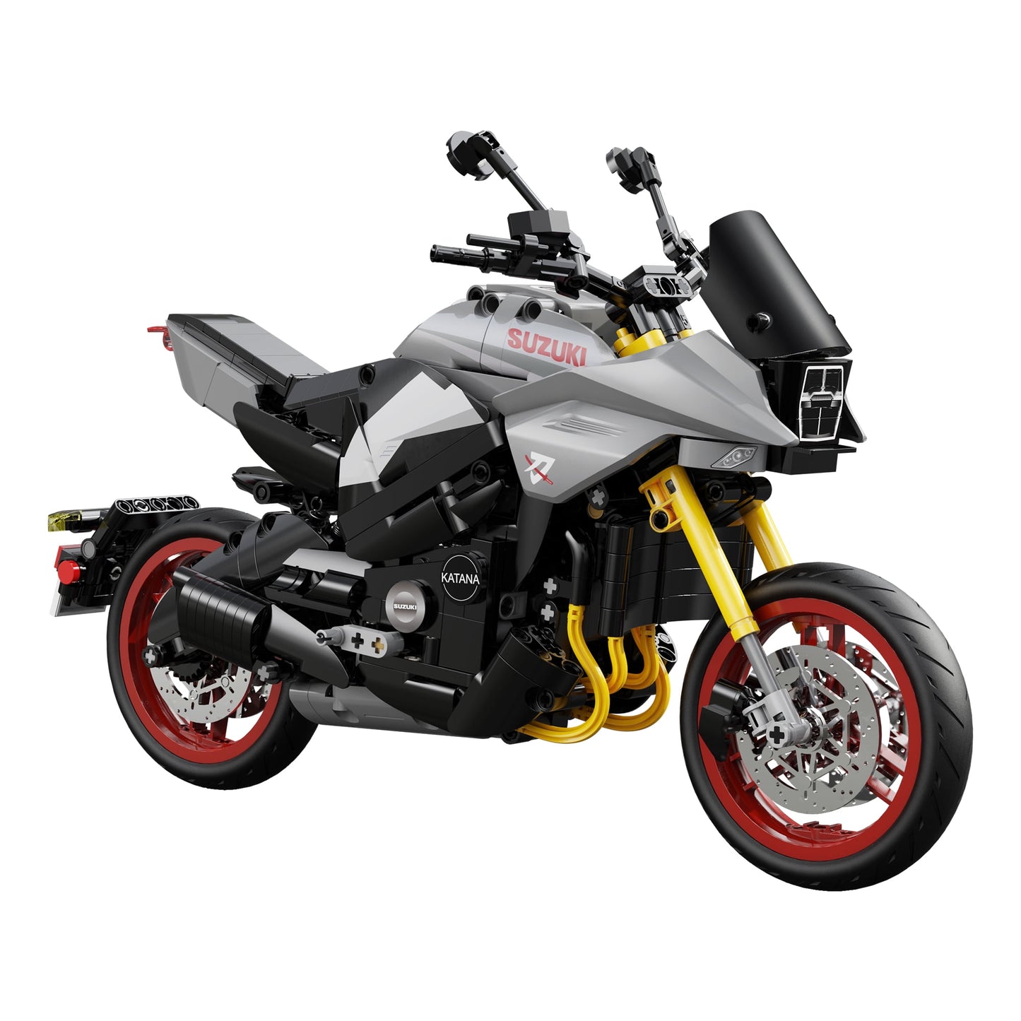 CaDA Suzuki Katana Motorcycle Model Kit, Authentic 1:6 Scale Sports Street Bike Replica