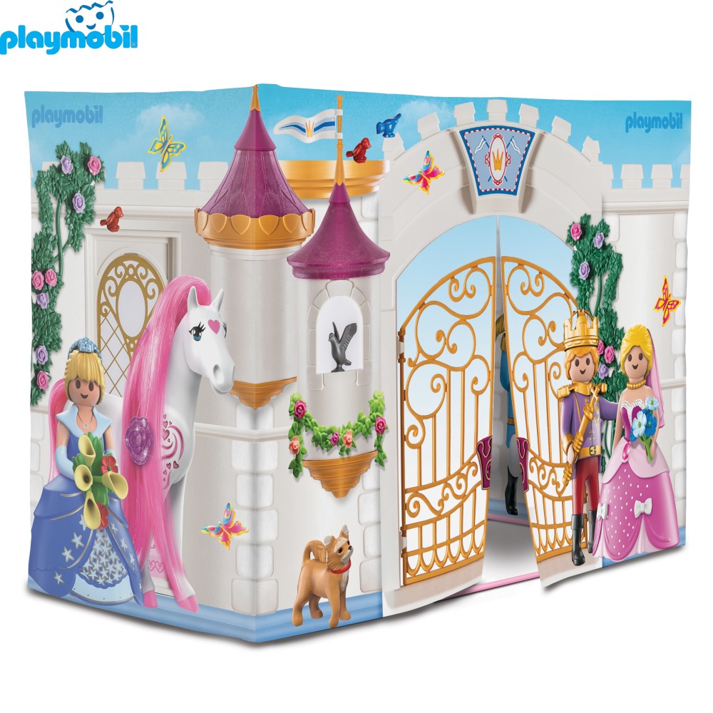 PLAYMOBIL Large Princess Castle Pretend Play Tent Playhouse – Toys