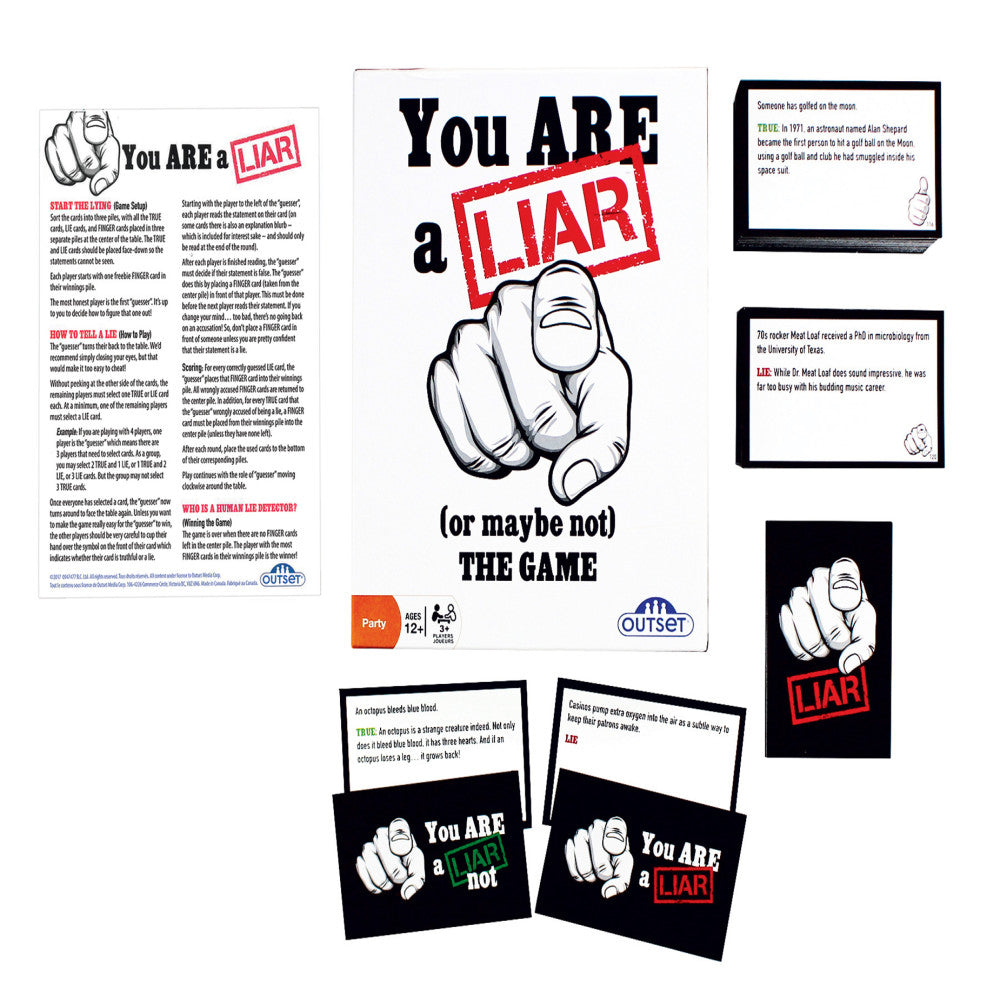 You Are A Liar (or Maybe Not) Strategy Board Game