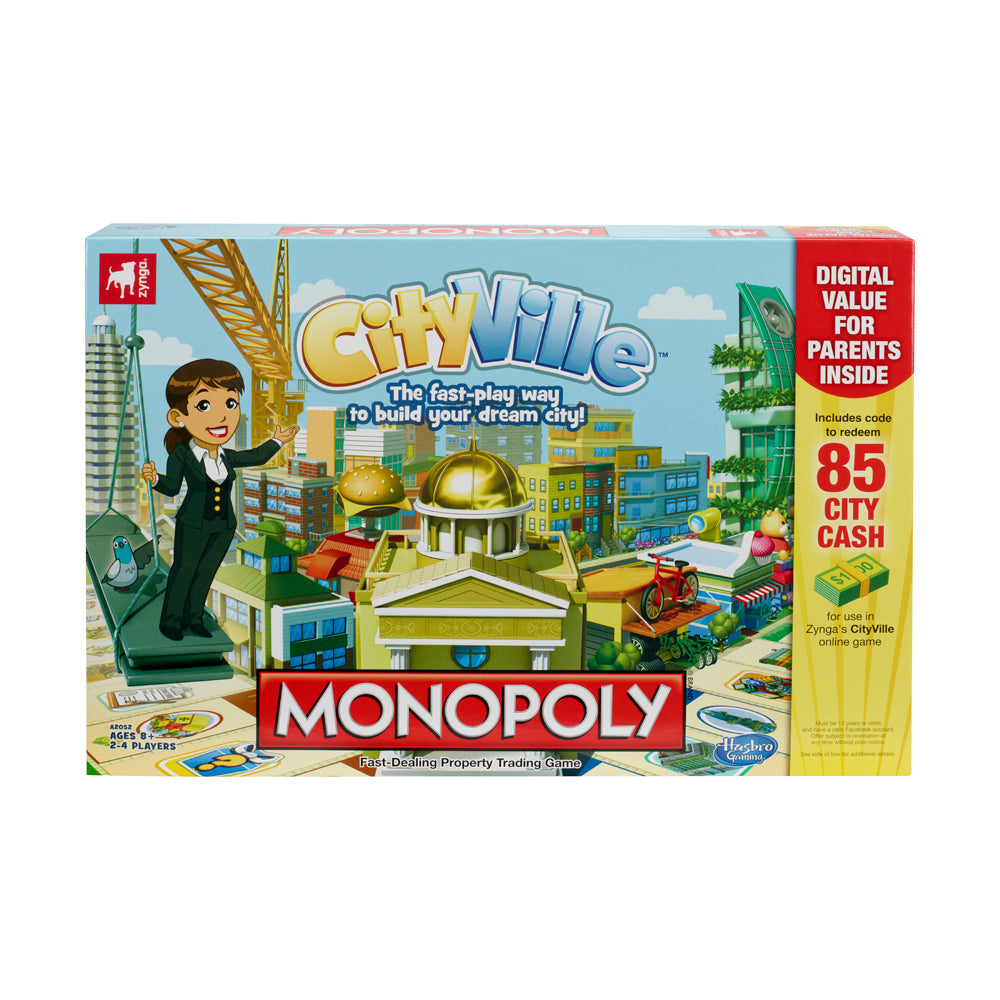 CityVille Monopoly Urban Development Board Game by Hasbro