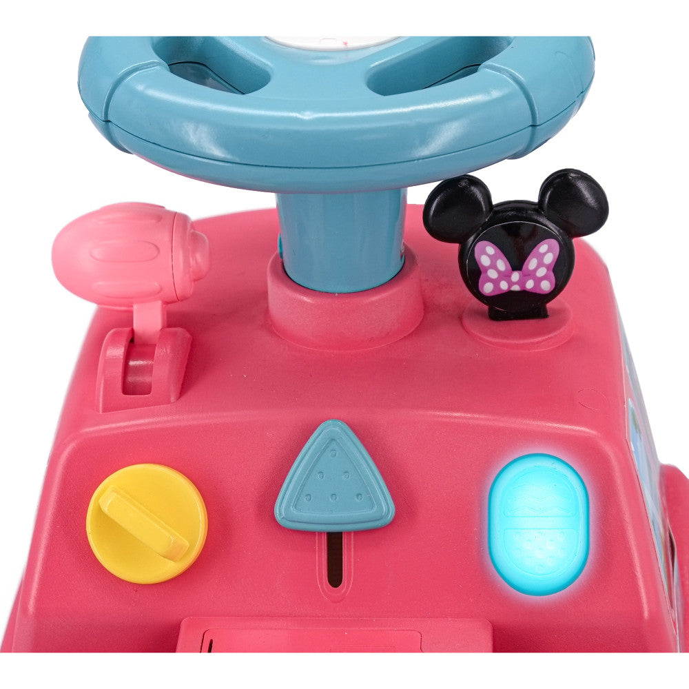 Kiddieland - My First Minnie Camper - Interactive Ride-On with Lights and Sounds