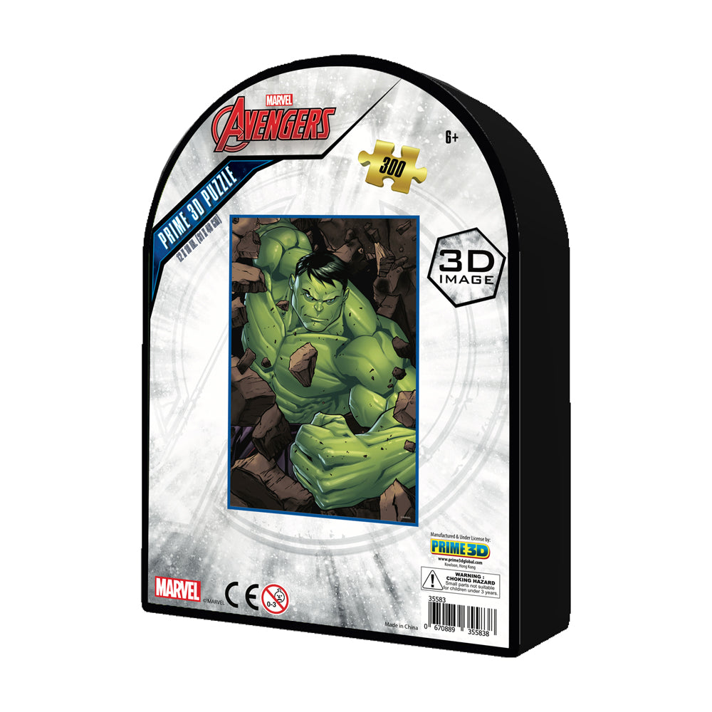 Marvel Avengers Incredible Hulk 3D Lenticular Puzzle - 300 pc