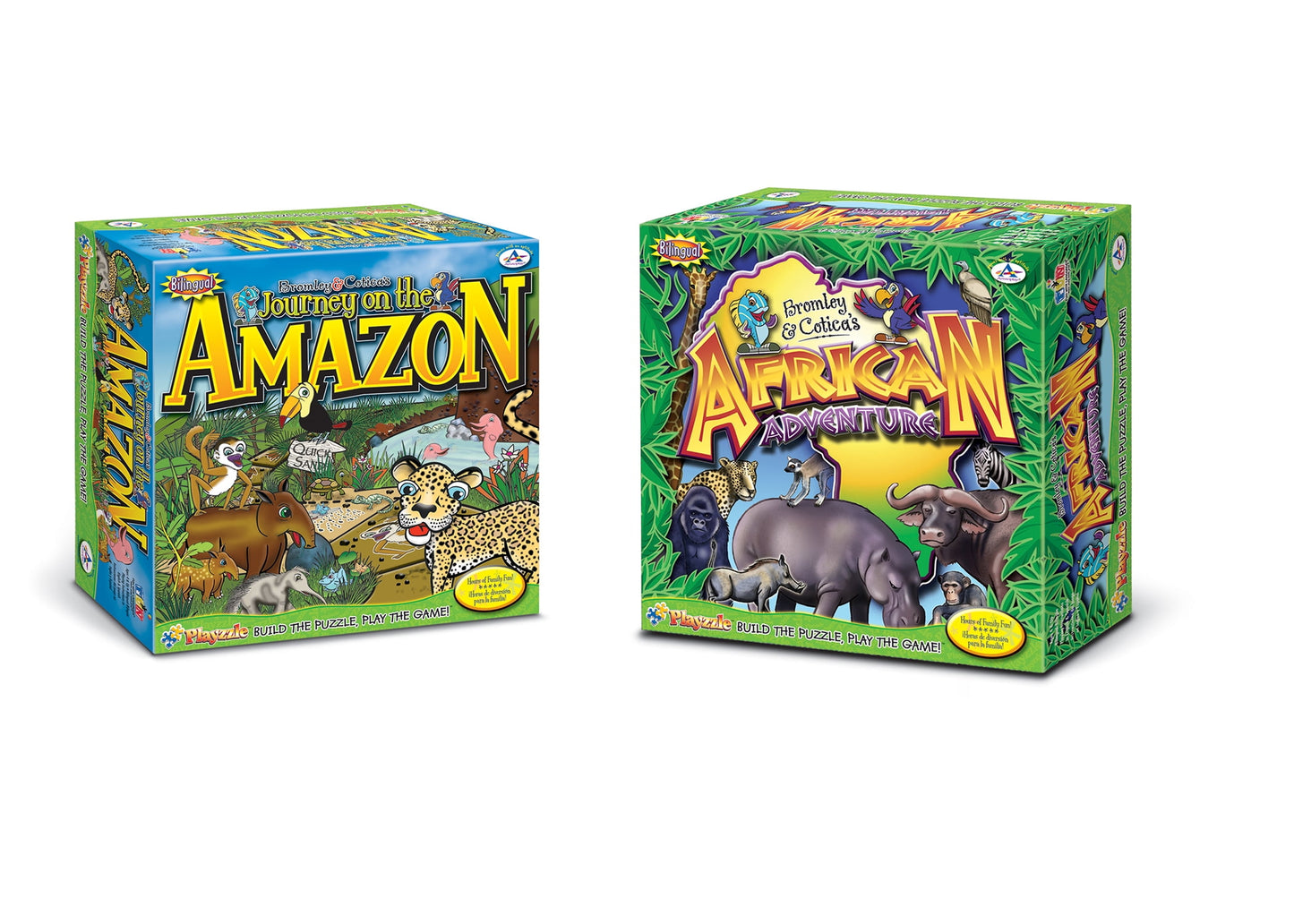 Talicor Bilingual Bundle - African Adventure & Amazon Journey Learning Games
