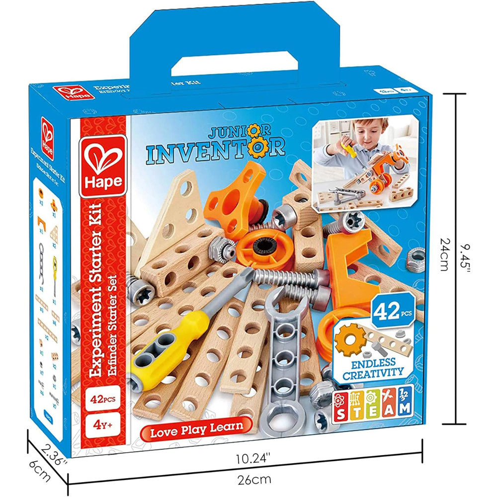 Hape: Junior Inventor: Experiment Starter Kit - 42pcs