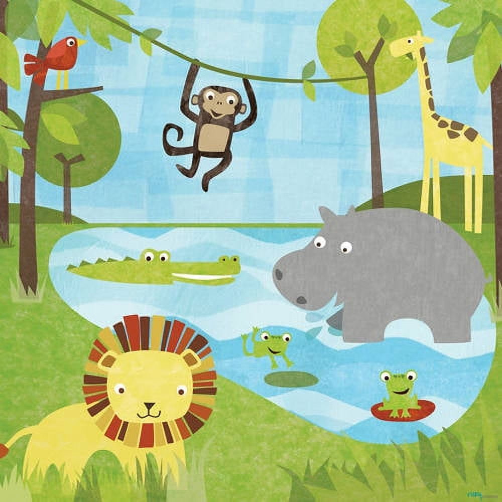 Oopsy Daisy Toos Safari Canvas Wall Art