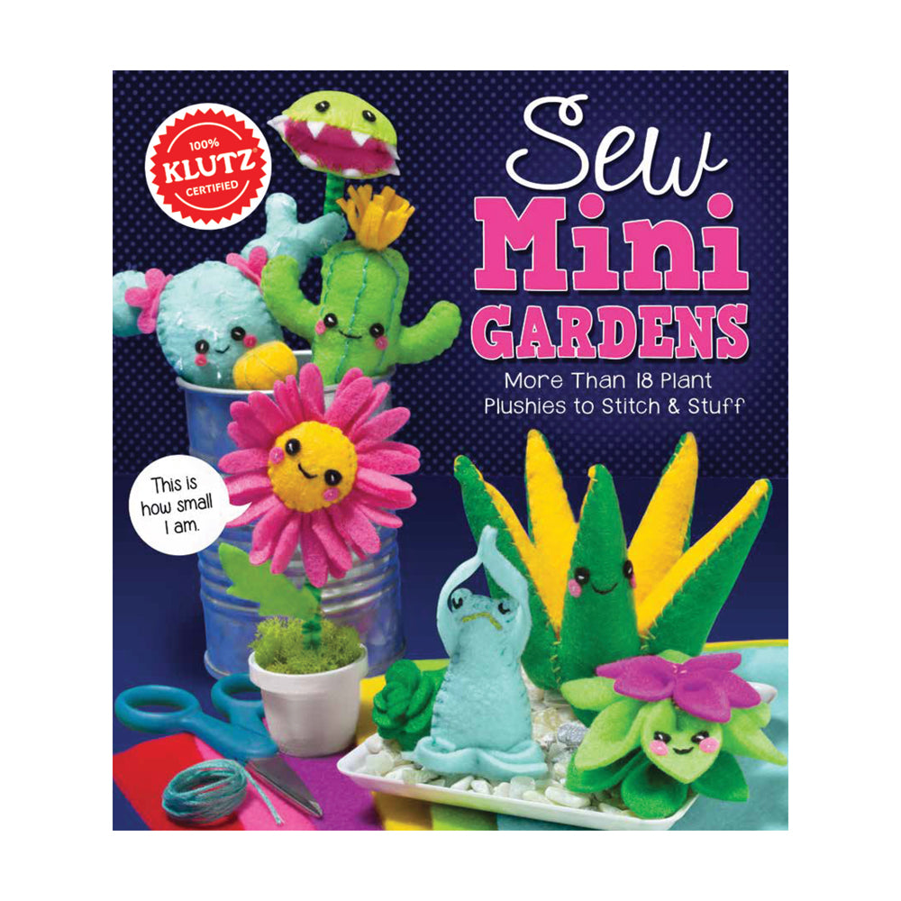 Klutz Sew Mini Gardens Felt Crafting Kit