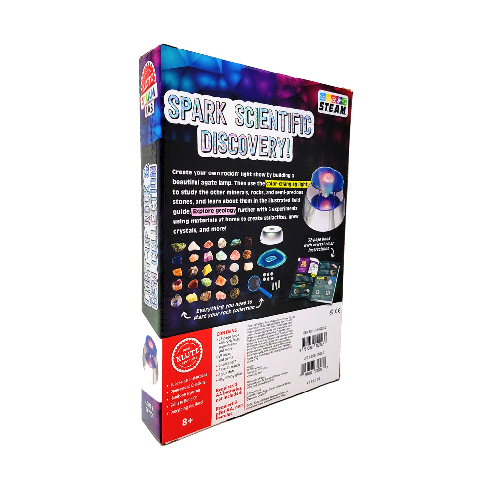 Klutz Light-Up Rock & Gem Collection Science Kit