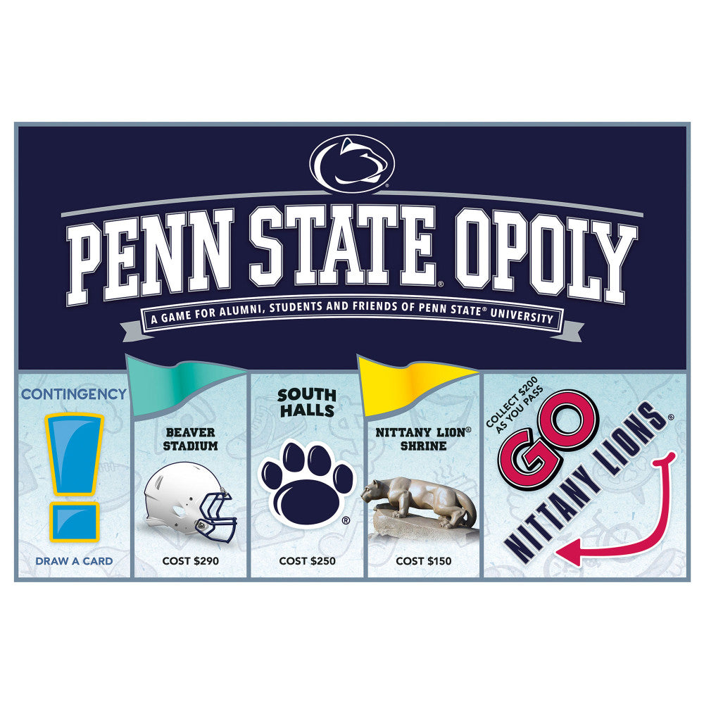 Penn State-Opoly University Themed Board Game by Late For The Sky