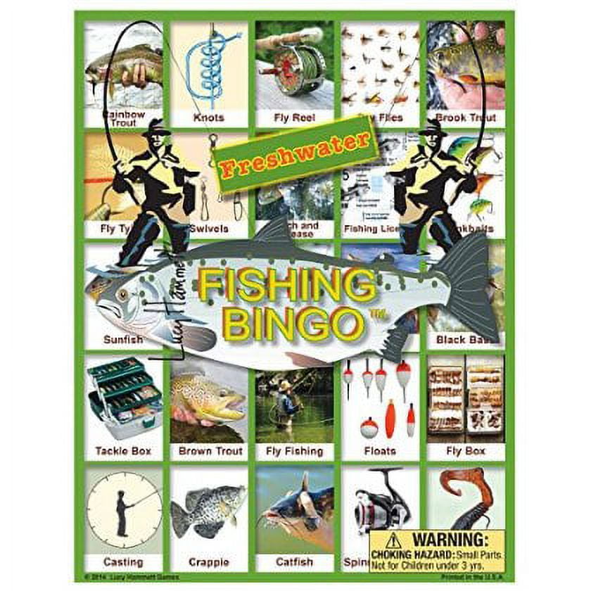 Fishing Bingo: Dive into the Aquatic World - Educational Game for Young Anglers