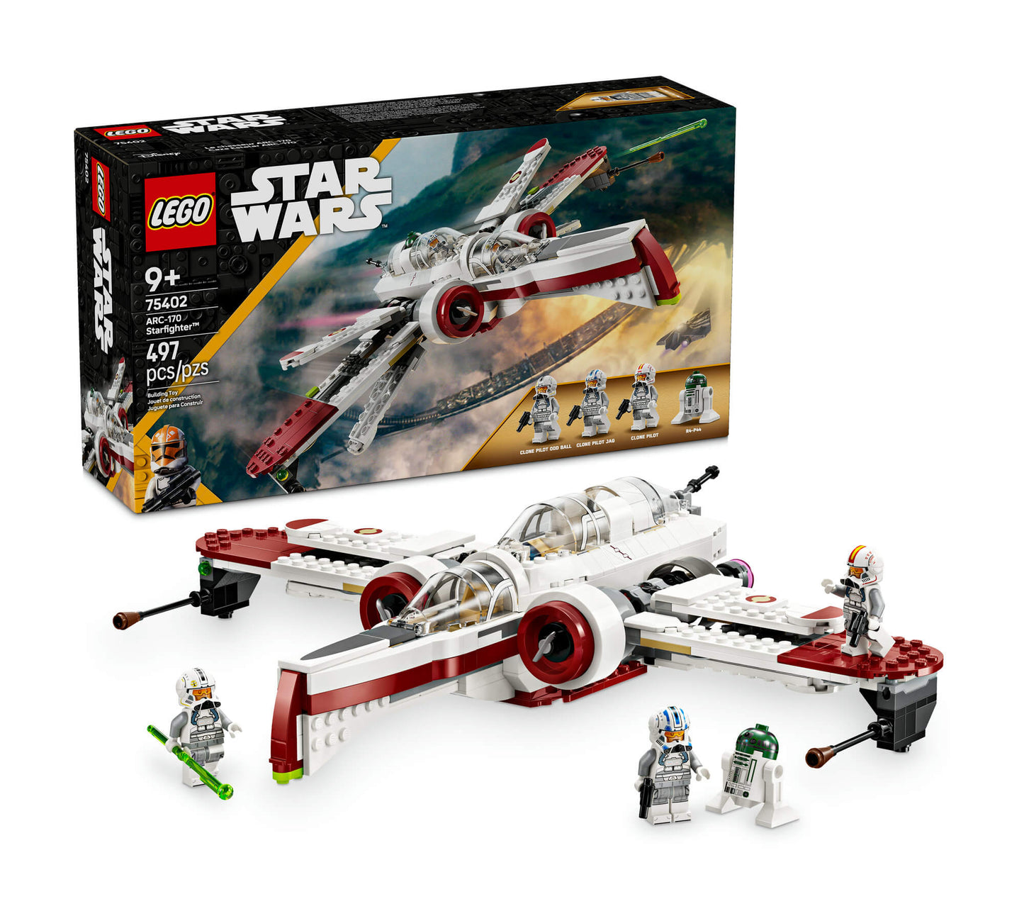 LEGO® Star Wars™ ARC-170 Starfighter™ Building Toy for Kids 75402