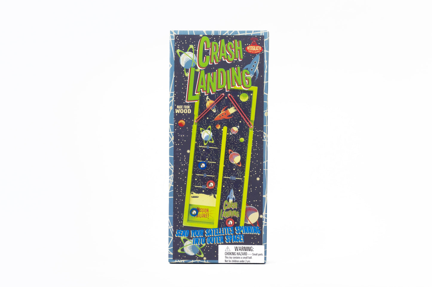 Professor Puzzle Crash Landing Space-Themed Shuffleboard Game