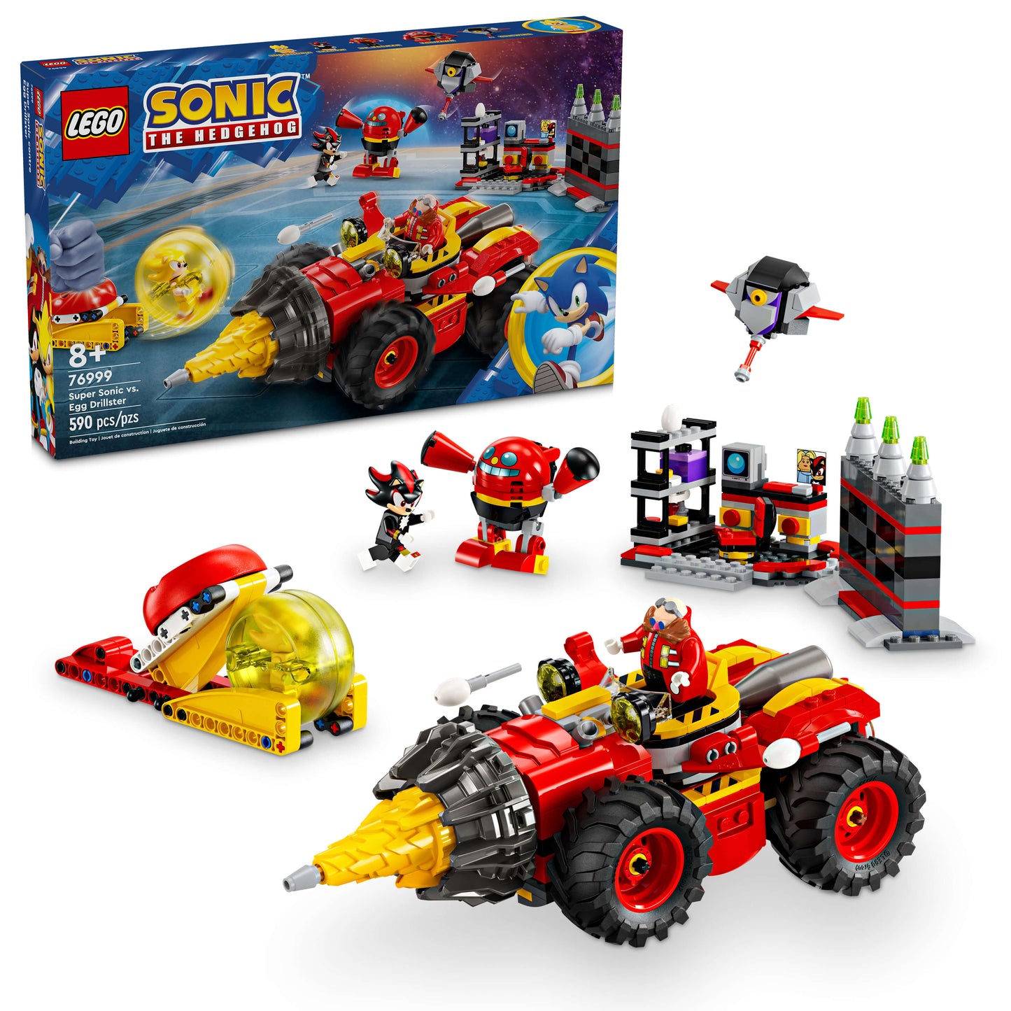 LEGO Sonic the Hedgehog™ Super Sonic vs. Egg Drillster 76999