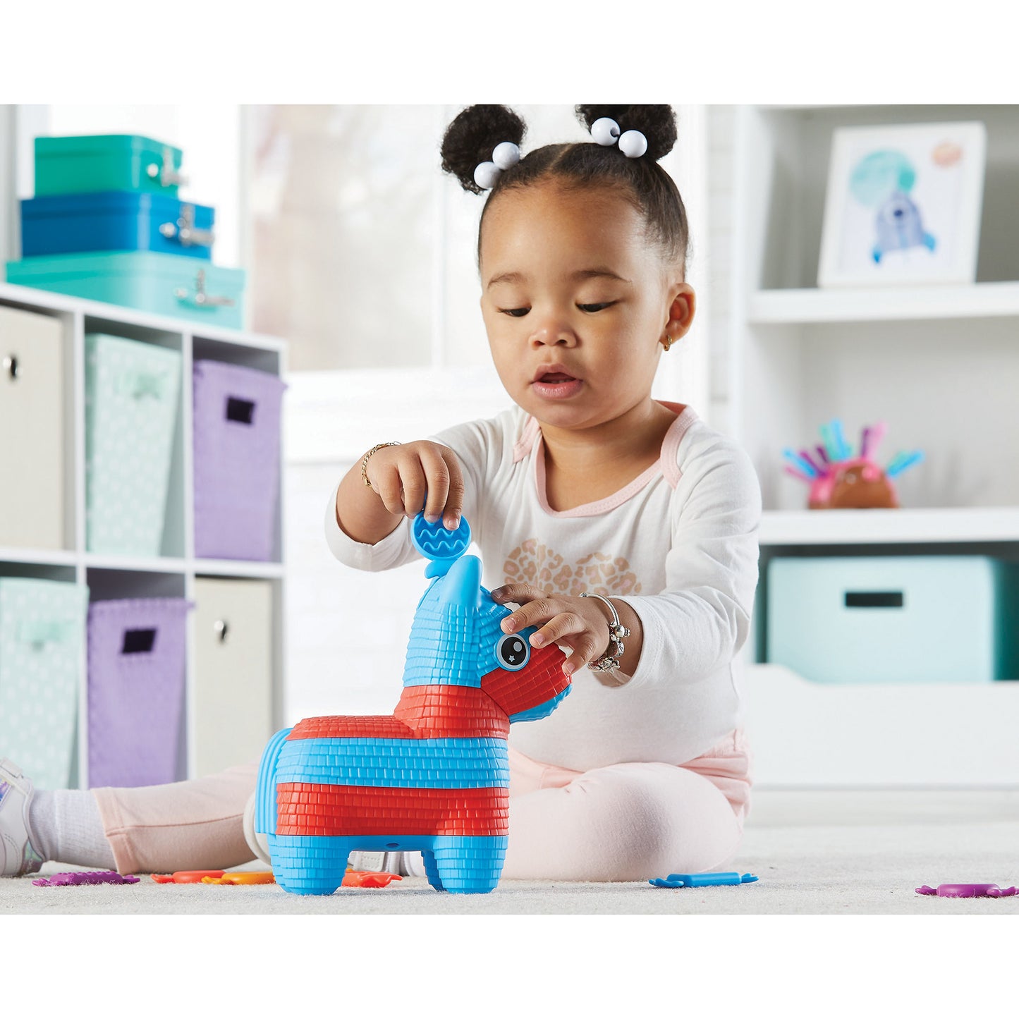 Learning Resources Pia the Fill & Spill Pinata - Colorful Candy Motor Skills Toy