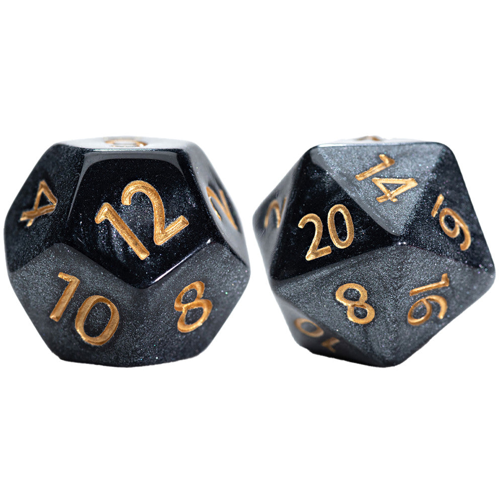Gate Keeper Games and Dice: Mercurial Dice: Black Hole - 7pc RPG Set