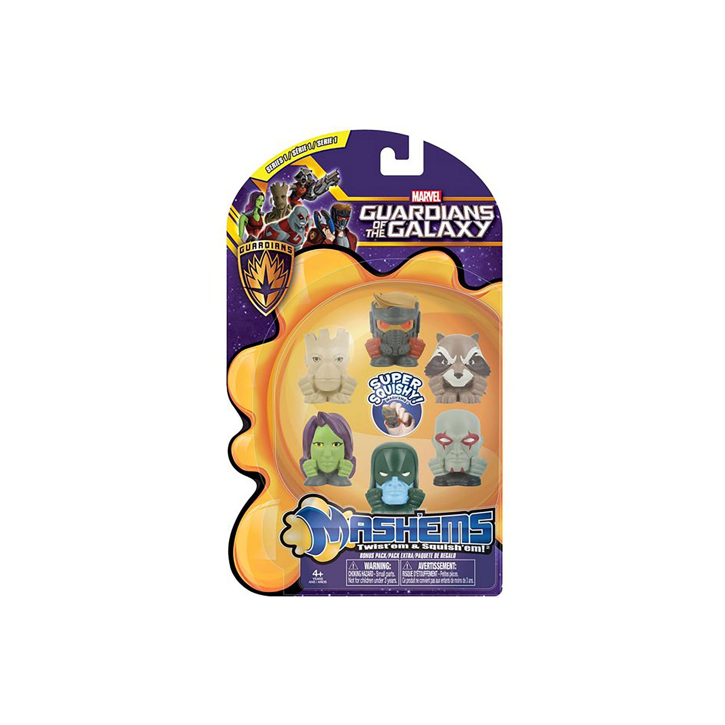 Mash'ems Guardians of the Galaxy Surprise Squishy Toys