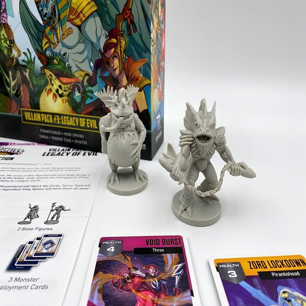 Power Rangers: Heroes of the Grid Villain Pack #3 Legacy of Evil Expansion Set