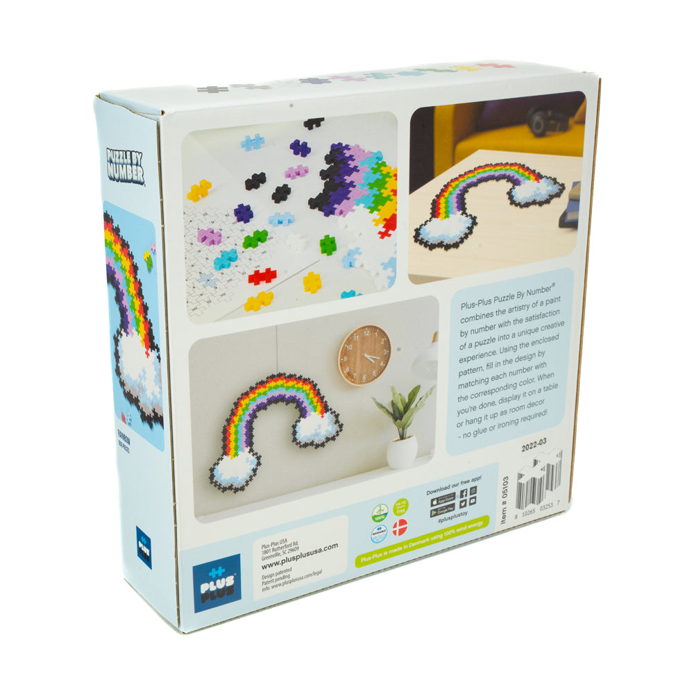 Plus-Plus Puzzle By Number - Rainbow Jigsaw Puzzle - 500 pc