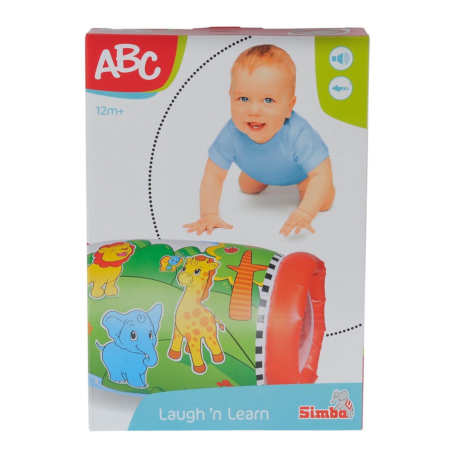 Simba ABC - Roll and Crawling Toy with Animal Prints
