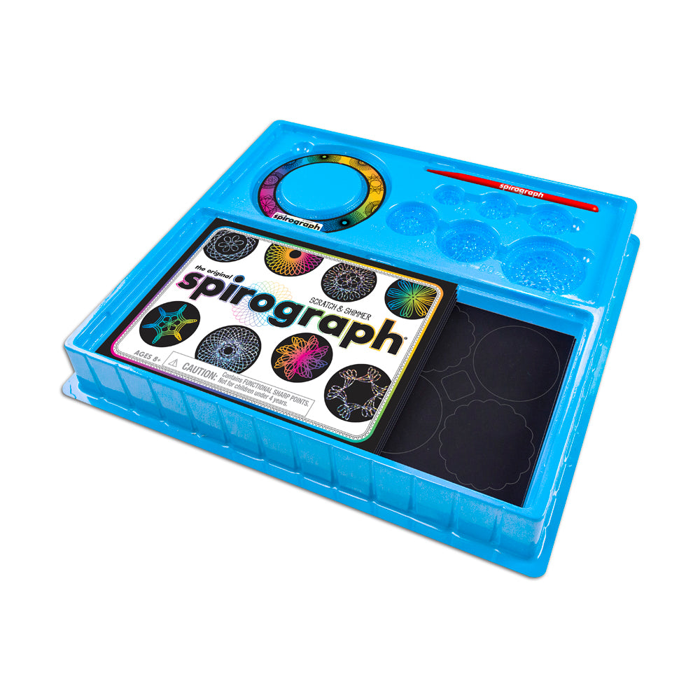 Spirograph Deluxe Scratch & Shimmer Art Set - Creative Drawing Kit