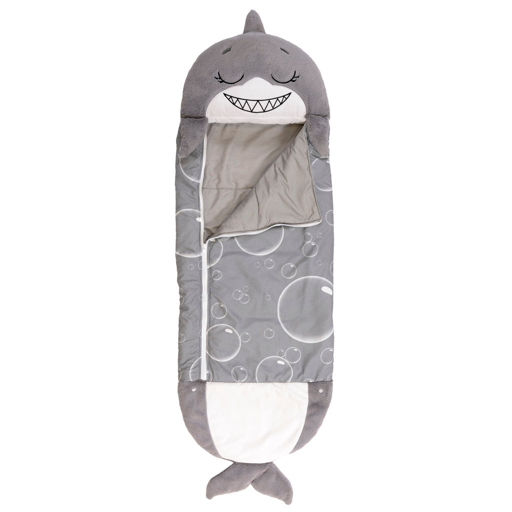 happy nappers schlafsack xl Happy Nappers Large 66 inch Grey Shark Pillow & Sleepy Sack